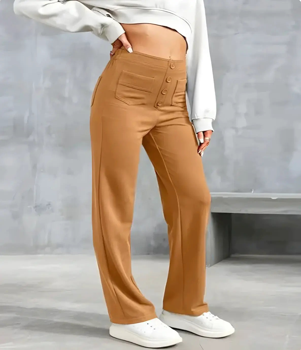 Pantalones de mujer suaves y elegantes