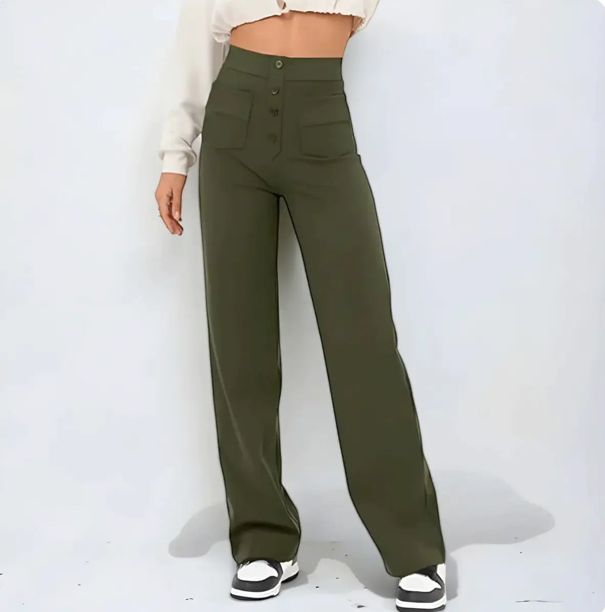 Pantalones de mujer suaves y elegantes